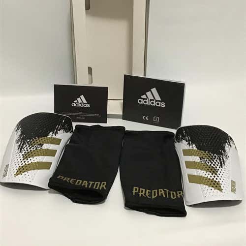 Adidas Predator 20 Competition Match Football Soccer Shin guard White MEDIUM