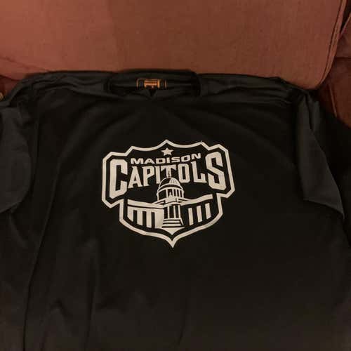 Used Madison Capitals Goalie Cut Practice Jersey