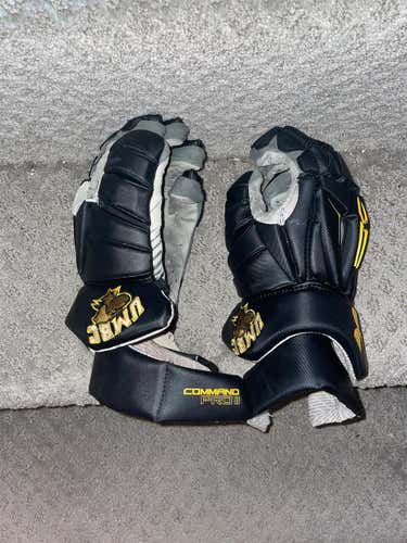 UMBC Black New Player's Under Armour Command Pro 2 13" Lacrosse Gloves