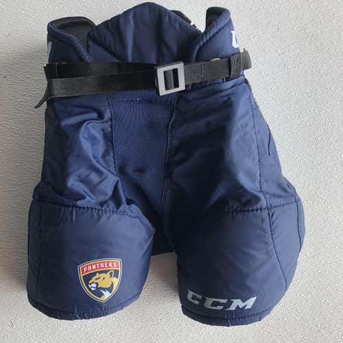 Blue Youth Small CCM LTP Hockey Pants - Florida Panthers Logo