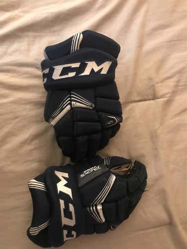 Blue Senior CCM Tacks 7092 13"  Gloves