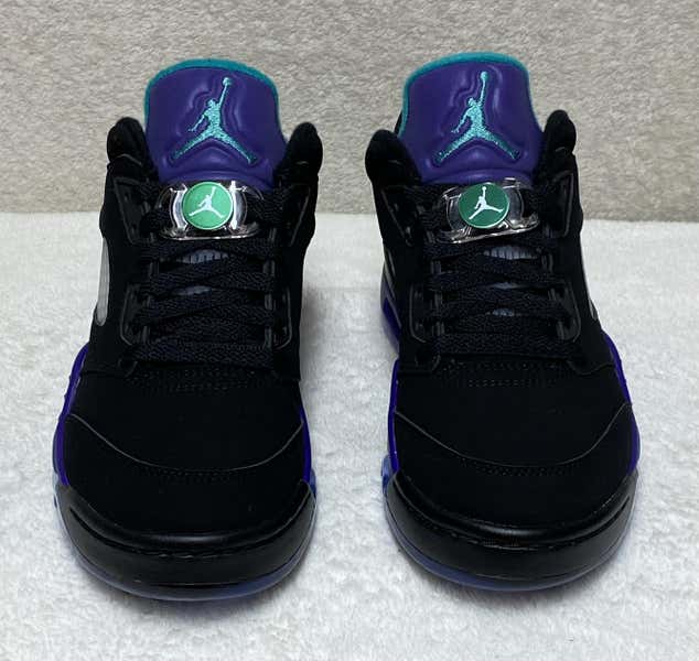 シューズ(男性用) Nike Air Jordan 5 Low Golf Black Grape Nike Air Jordan 5 V Low Golf Black Grape CU4523 001 Men's