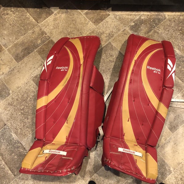 Used 35" Reebok Goalie Leg Pads