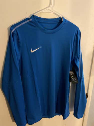 Nike Dri-Fit Royal Blue Long Sleeve Shirt