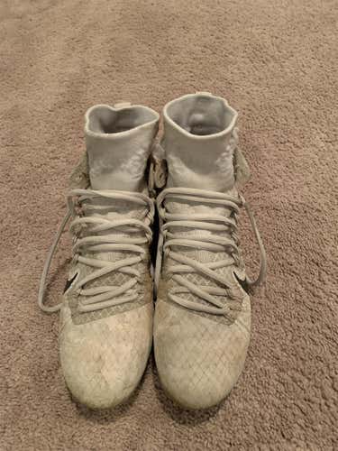 Nike Youth White Huarache Lacrosse Cleats