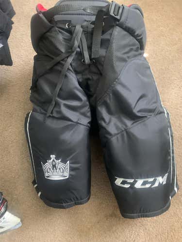 Black Senior Large CCM HPUCLP Pro Stock Hockey Pants