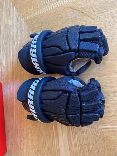 Black New Player's Warrior Burn Next Small Lacrosse Gloves