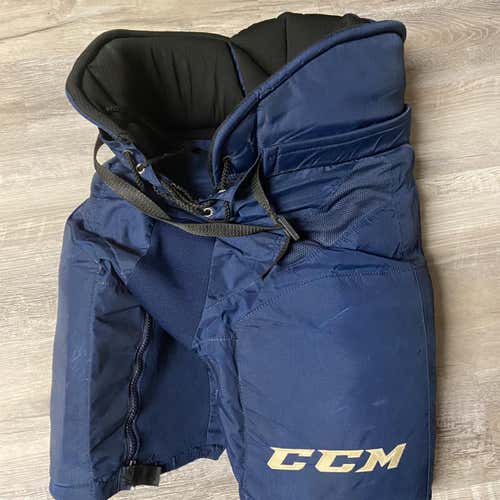 Blue Senior Medium CCM Pro Stock Hockey Pants