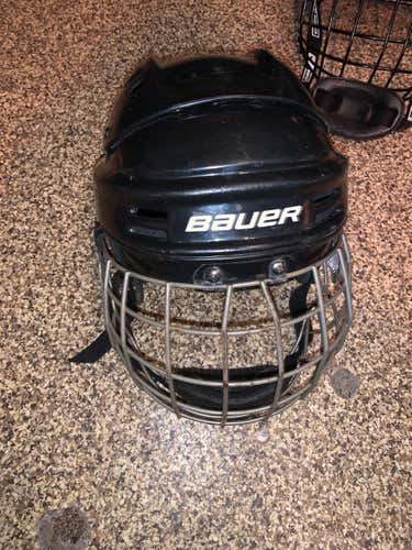 Black Used Youth Bauer  Helmet