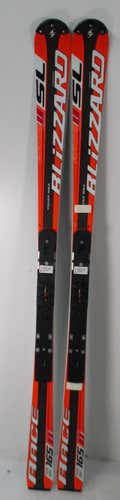 Used Blizzard WorldCup SL 165cm Race Skis with Race Plates (411B)