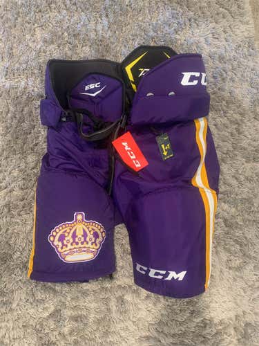 Purple Senior Large CCM Pro Stock Hockey Pants