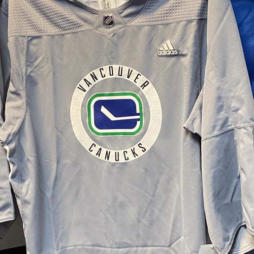 Gray Adult Goalie Cut Adidas Pro Stock Jersey