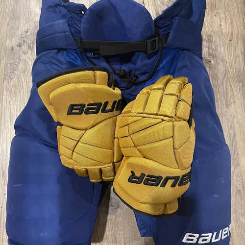 Bauer Pro Stock Montreal Canadiens Centennial Game Pants And Gloves