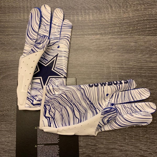 Nike Vapor Jet NFL Dallas Cowboys football gloves sz LG