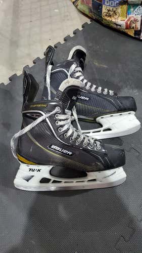 Used Senior Bauer Supreme 170 Hockey Skates Extra Wide Width Size 8.5