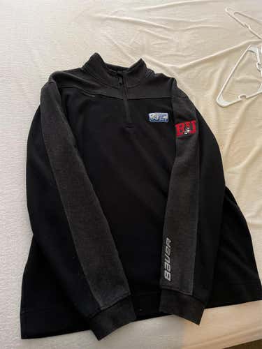 BU Team Issued Hockey East Bauer 1/4Zip (Smoke free)