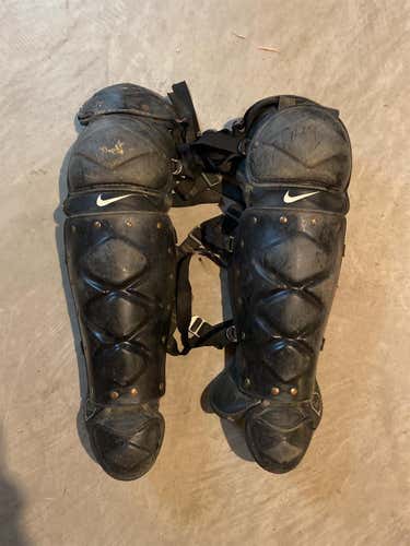 Black Youth Nike Catcher's Leg Guard