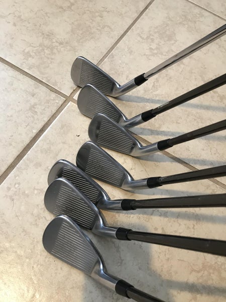 Men's Used Nike Right Handed Vapor Pro Combo Iron Set Extra Stiff Flex Steel Shaft