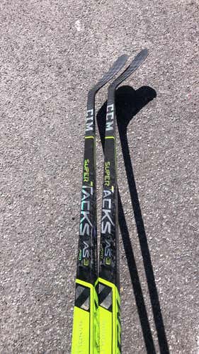 *2 Pack* CCM Super Tacks AS3 Pro RH | 90flex | P28M