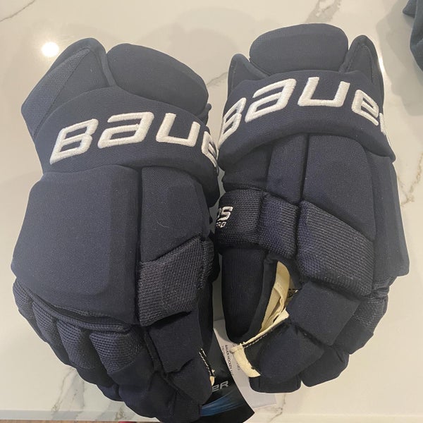 Black Senior Bauer Supreme 2S Pro 14" Pro Stock Gloves