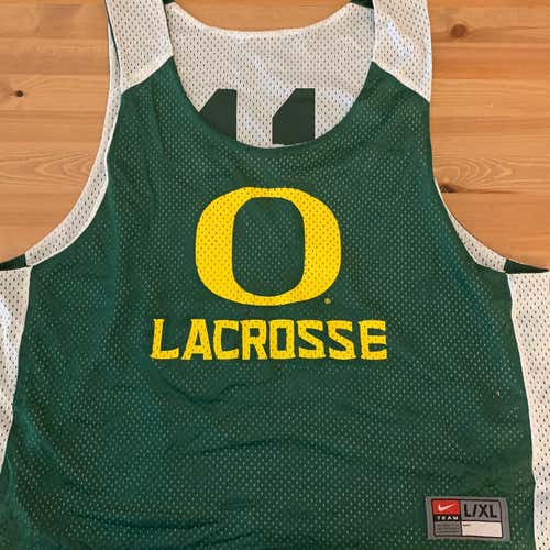 Team Issued Oregon Ducks Club Lacrosse Practice Pinnie