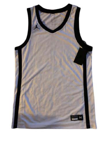 NWT Jordan by Nike Dri-Fit Men's Basketball Tank White Size M Free Shipping.