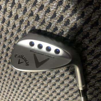 Men's Right Handed Mack Daddy Forged Chrome Wedge Flex Steel Shaft Wedge