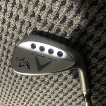 Men's Right Handed Mack Daddy Forged Chrome Wedge Flex Steel Shaft Wedge