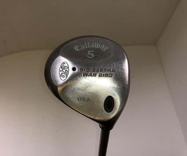 Used Callaway Big Bertha War Bird 5 Wood Steel Regular Golf Fairway Woods