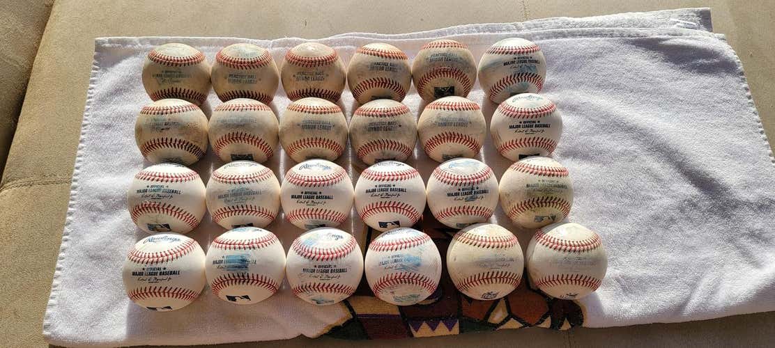 Used Rawlings Baseballs 24 Pack (2 Dozen)