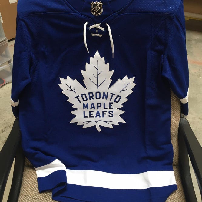 Toronto Maple Leafs Blue Adult Size 42 (XXS) Adidas-NWT  Jersey