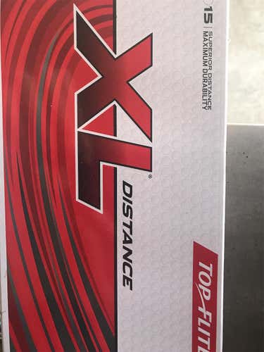 White New Top Flite 15 Pack Balls