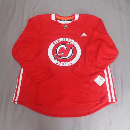 Made in Canada Pro Stock Adidas Practice Jersey - New Jersey Devils 56