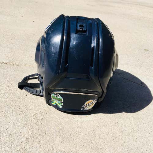 Blue Used Medium Bauer Re-Akt 150 Pro Stock Helmet