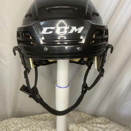 Black Used Medium CCM Tacks 110 Pro Stock Helmet