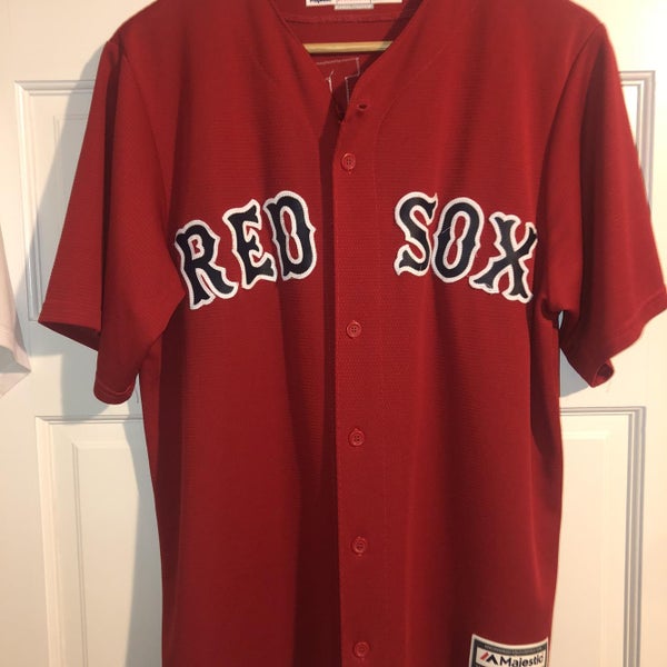 Boston Red Sox David Ortiz Alternate Home Adult Medium Majestic Jersey