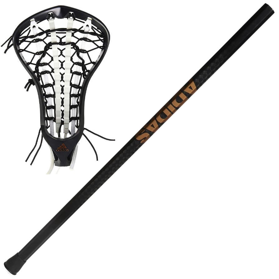 New Warrior Rabil Next 2 Aluminum Lacrosse Stick strung head shaft combo Black