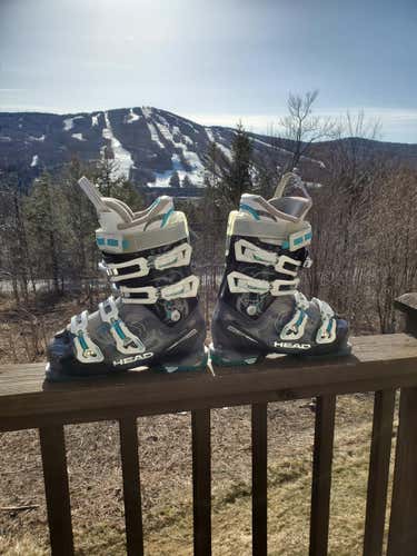 Used Women's HEAD All Mountain Adapt Edge Ski Boots Soft Flex