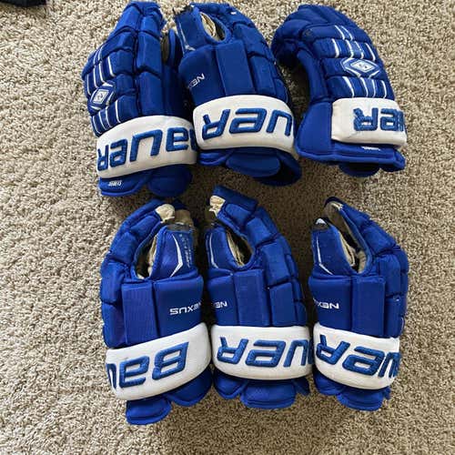 Blue  Bauer Nexus 14"  Gloves