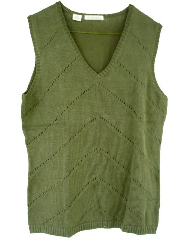 Cutter & Buck Sweater Vest (Lady, Brown, Medium) C&B Golf Apparel NEW