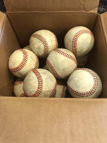Used 12 Pack (1 Dozen) Baseballs