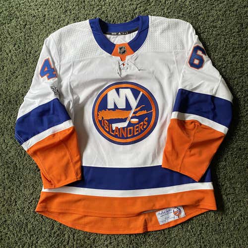 Devon Toews New York Islanders Preseason Away White Adult Size 56 Adidas Jersey