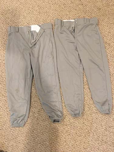 Gray Adult Large Rawlings Pants