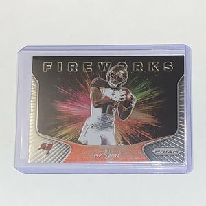Chris Godwin Tampa Bay Buccaneers Fireworks 2020 Panini Prizm Football Insert