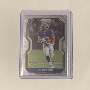 J.K. Dobbins Baltimore Ravens 2020 Panini Prizm Football Rookie Card #379
