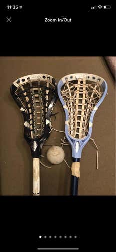 2 Womens /girls Lacrosse Sticks!