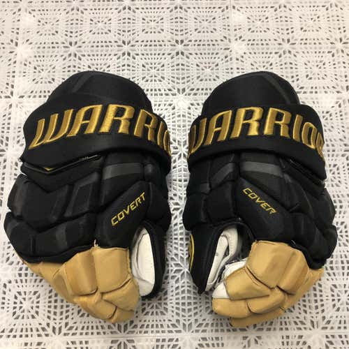 Pro Stock Vegas Golden Knights Warrior Covert QRL Hockey Gloves 14” nhl