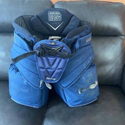 Blue Senior Medium Bauer 1S  Hockey Goalie Pants