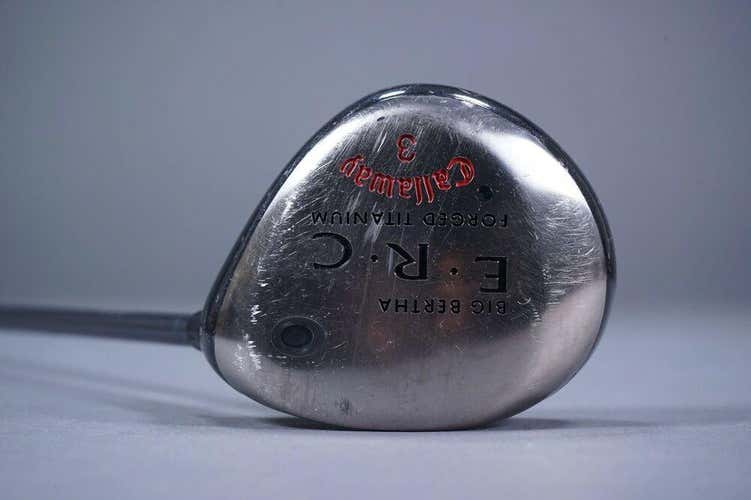 CALLAWAY GOLF BIG BERTHA ERC FORGED 3 WOOD W/ SYSTEM 50 REGULAR FLEX SHAFT