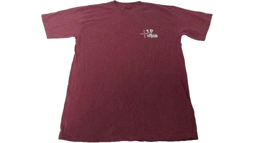TP Mills "No Three Jacks" Short Sleeve T-Shirt (Faded Red, MEDIUM) NEW